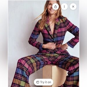 NWT Boden Woodbridge Check Blazer